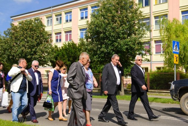 Przemarsz uczestników Jubileuszu 100-lecia Jagiełły